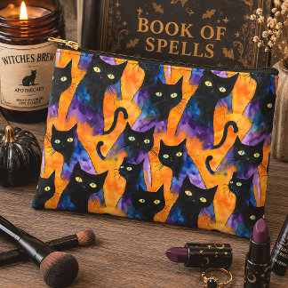 Halloween zwarte kat spooky seizoen etui