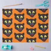 Halloween Zwarte Kat Tissuepapier (Craft)