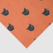 Halloween zwarte kat tissuepapier cadeautas tas vu (Detail)