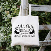 Halloween  zwarte kat tote bag