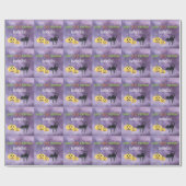 Halloween zwarte kat | Verjaardag van het kind Cadeaupapier (Vlak)