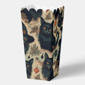 Halloween zwarte katten bedankdoosjes (Achterkant)