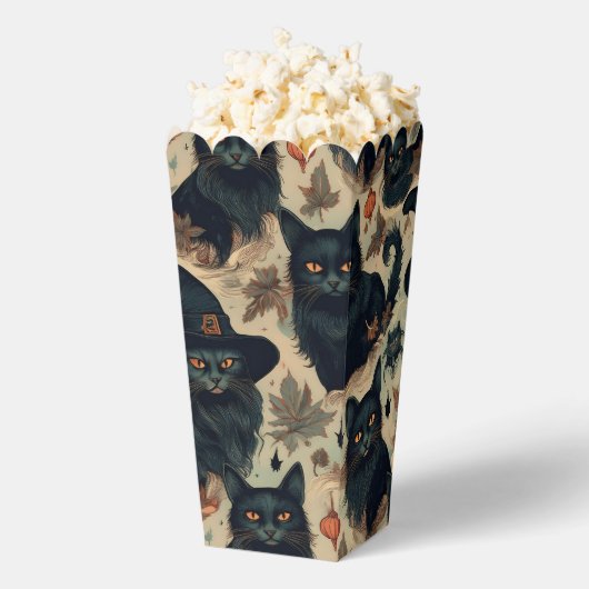 Halloween zwarte katten bedankdoosjes (Popped)