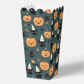 Halloween zwarte katten bedankdoosjes