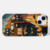 Halloween zwarte katten en manen grappige heksenac Case-Mate iPhone case (Achterkant (horizontaal))