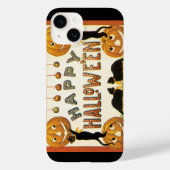  Halloween, zwarte katten met jasjalopionnen Case-Mate iPhone Case (Achterkant)