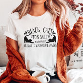 Halloween  zwarte katten te koop t-shirt