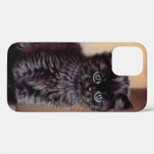 Halloween Zwarte Kitten Illustratie Case-Mate iPhone Case (Achterkant (horizontaal))