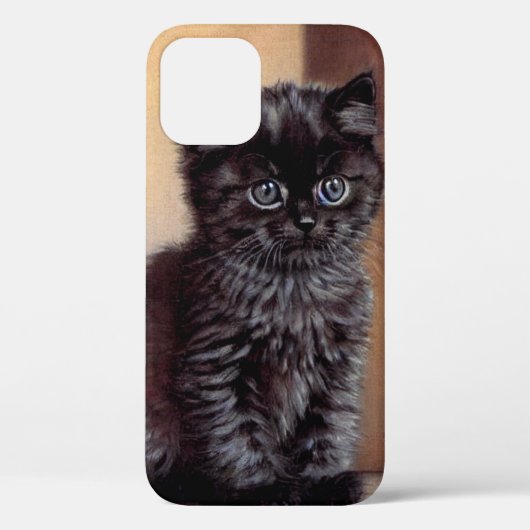 Halloween Zwarte Kitten Illustratie Case-Mate iPhone Case (Achterkant)