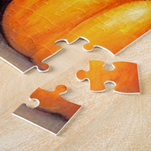  Halloween Zwarte Kitten Illustratie Legpuzzel (Zijkant)