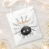 Halloween Zwarte Spin op Web Bedankzakje (Geknipt)