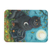 HALLOWEEN ZWARTE VANGST, FOLK ART MAGNET Rechthoek Magneet (Horizontaal)