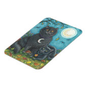 HALLOWEEN ZWARTE VANGST, FOLK ART MAGNET Rechthoek Magneet (Linkerzijde)