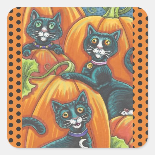 HALLOWEEN ZWARTE VANGSTEN EN STICKERS BLAD VLAK (Voorkant)