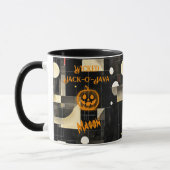 Halloween - Zwarte Wicked Jack-o'-Java Pompoen Mok (Links)