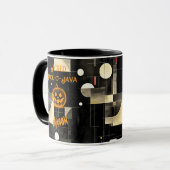 Halloween - Zwarte Wicked Jack-o'-Java Pompoen Mok (Voorkant links)