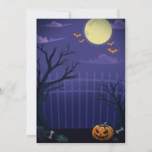 Halloween Zwembad Zomer Tussen Verjaardag Kaart (Achterkant)