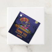 Halloween Zwembad Zomer Tussen Verjaardagsplein Bedankjes Labels (In situ)