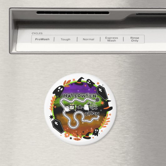 HalloweenAthon Cirkel Spel Board Magneet (Insitu (Vaatwasser))