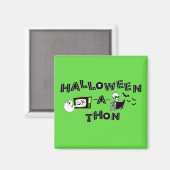 Halloweenathon Logo met Skele Sticker Magneet (Voorkant / Achterkant)