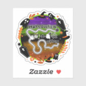 Halloweenathon Multicolour Board Ronde Sticker (Vel)