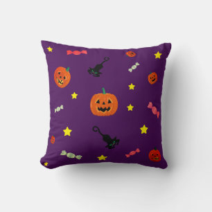Halloweenavond. Trick or treat Kussen