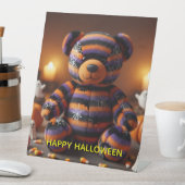 halloweenbeer reclamebord met voetstuk (Insitu)