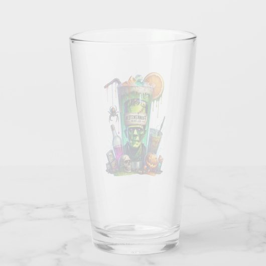 Halloweenbier Glas (Achterkant)