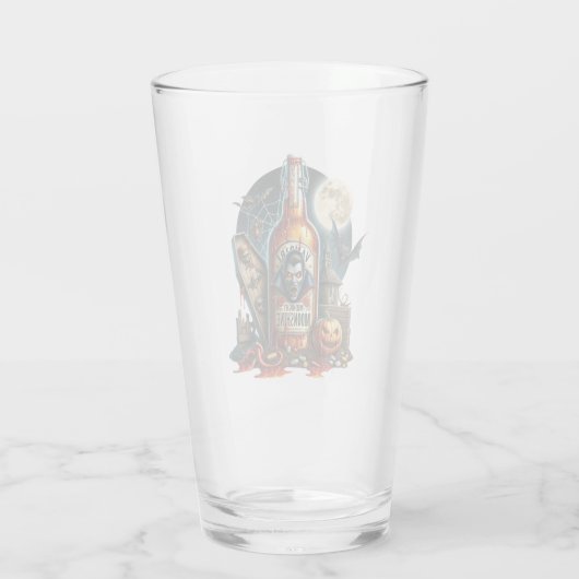 Halloweenbier Glas (Achterkant)
