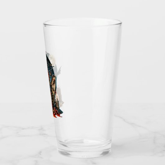 Halloweenbier Glas (Links)