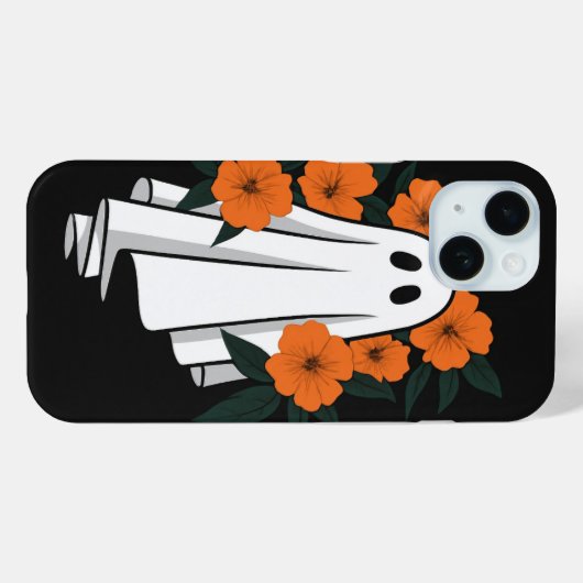 Halloweenbloem Case-Mate iPhone Case (Achterkant (horizontaal))