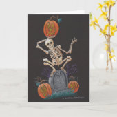 HalloweenCard Kaart (Gele Bloem)