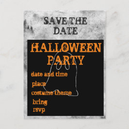 Halloweenfeest Bewaar de datum Aankondigingskaart