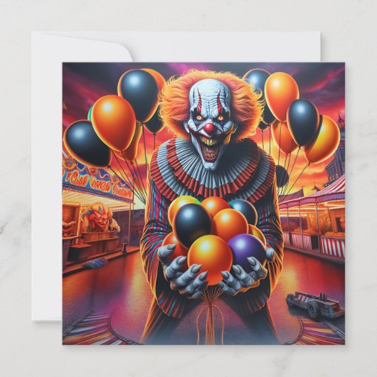 Halloweenfeest | Creepy Clown-thema (Voorkant)