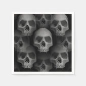 Halloweenfeest | enge schedel servetten (Voorkant)