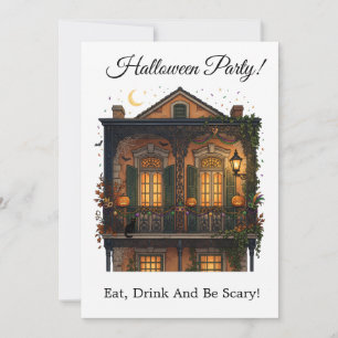 Halloweenfeest Franse Wijk New Orleans  Kaart