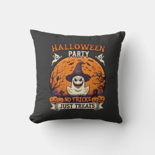Halloweenfeest Geen Streken Alleen Snoepjes Geest Kussen