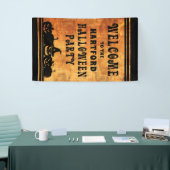 Halloweenfeest gepersonaliseerd welkom spandoek (Beurs)