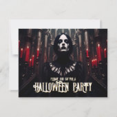 Halloweenfeest - Gothic Dark Invitation (Voorkant)
