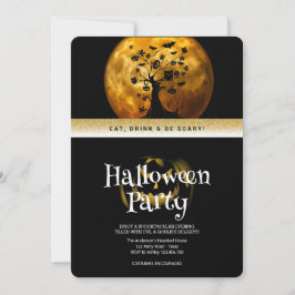 Halloweenfeest Gothic Fantasy Maan Kaart