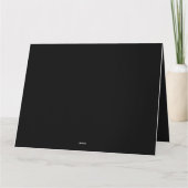 Halloweenfeest – Gothische Donkere Uitnodiging (Achterkant)