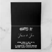 Halloweenfeest – Gothische Donkere Uitnodiging (Binnen)