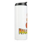 Halloweenfeest, Halloweenpompoenen Thermosbeker (Gedraaid links)