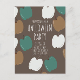 Halloweenfeest Herfst Pompoenen Aardetonen Briefka Briefkaart