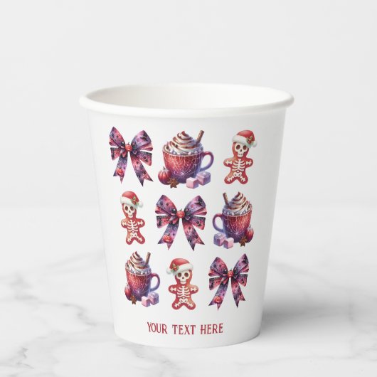 Halloweenfeest in Halloween Papieren Bekers (Voorkant)