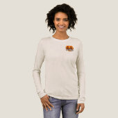 Halloweenfeest – Jack-o'-lantaarn ontwerp Tri-Blend Shirt (Voorkant)