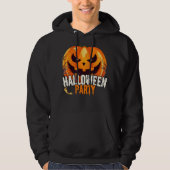 Halloweenfeest – Jack-o'-Lantern-ontwerp Hoodie (Voorkant)
