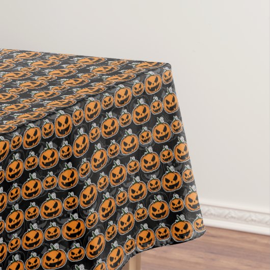 Halloweenfeest Jack O'Lanterns Pompoenen Tafelkleed (Voorbeeld)