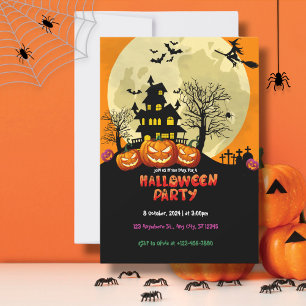 Halloweenfeest Kaart