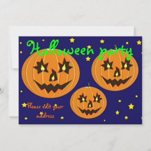 Halloweenfeest Kaart